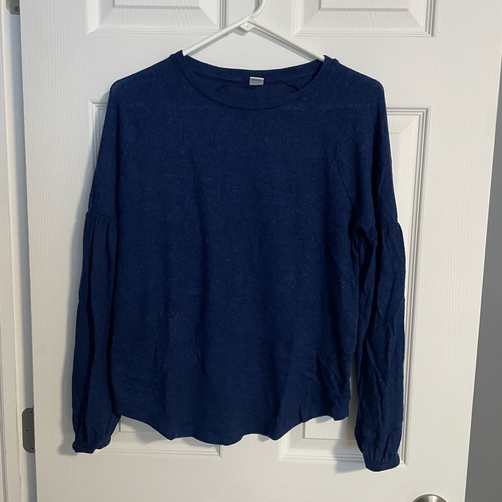 Old Navy Luxe Deep Blue Sweater